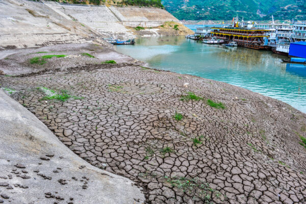 Drought in China heatwave