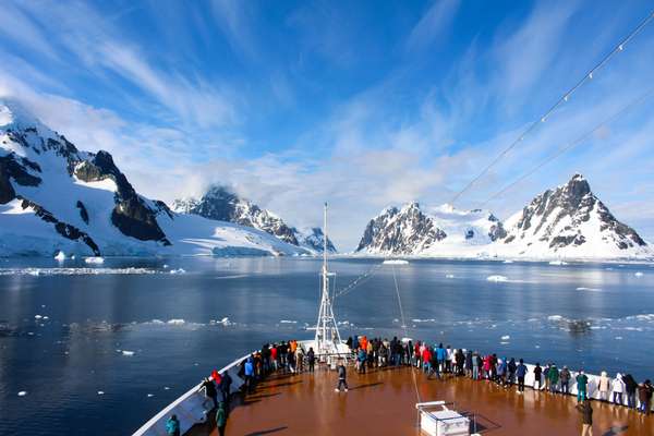 Tourist ship antarctica