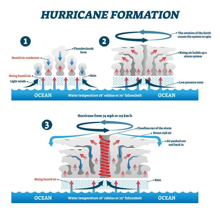 Hurricane formation graph