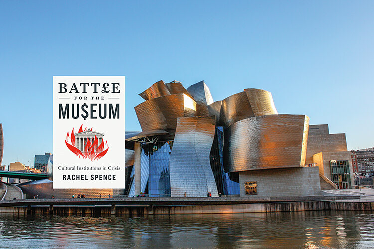 The Guggenheim Museum in Bilbao, designed by Canadian-American architect Frank Gehry