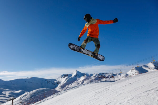 Livigno snowboarding