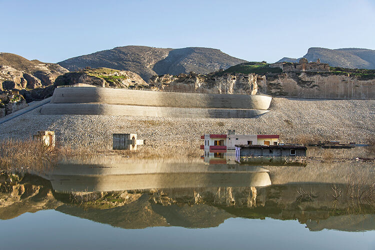 The Ilısu dam; 80,000 people were displaced by its construction