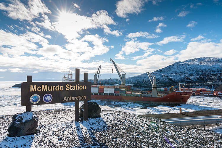 The USA’s Antarctic base camp