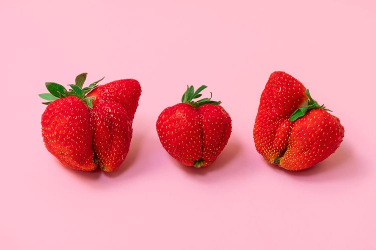Wonky strawberries