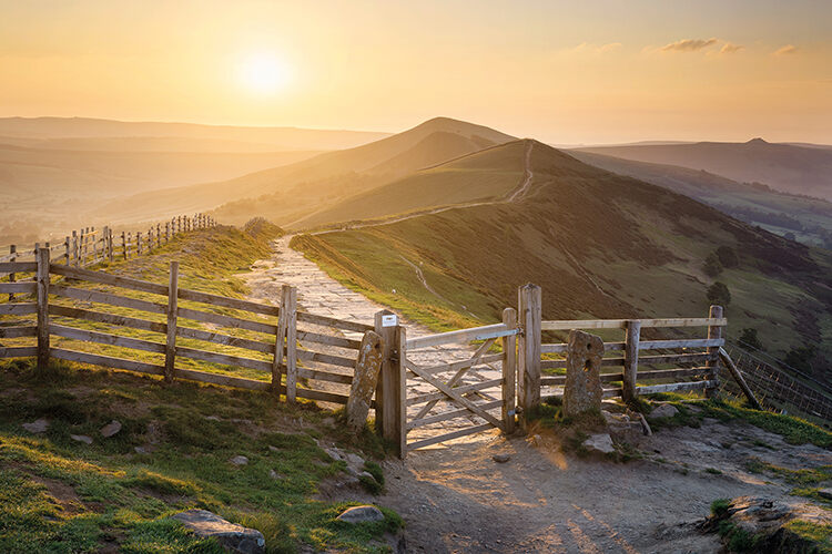 The High Peak Trail near Mam Tor