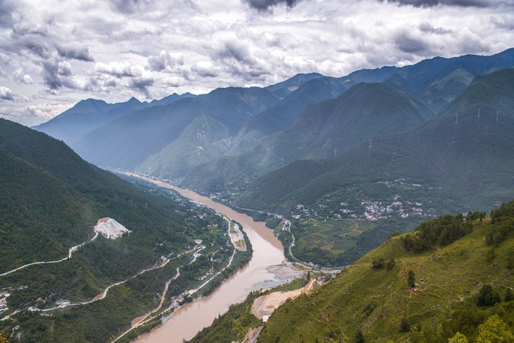 Yangtze river aerial