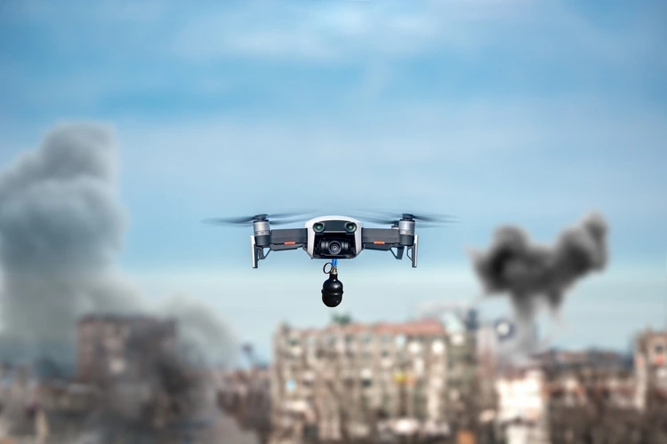 Drone in warfare