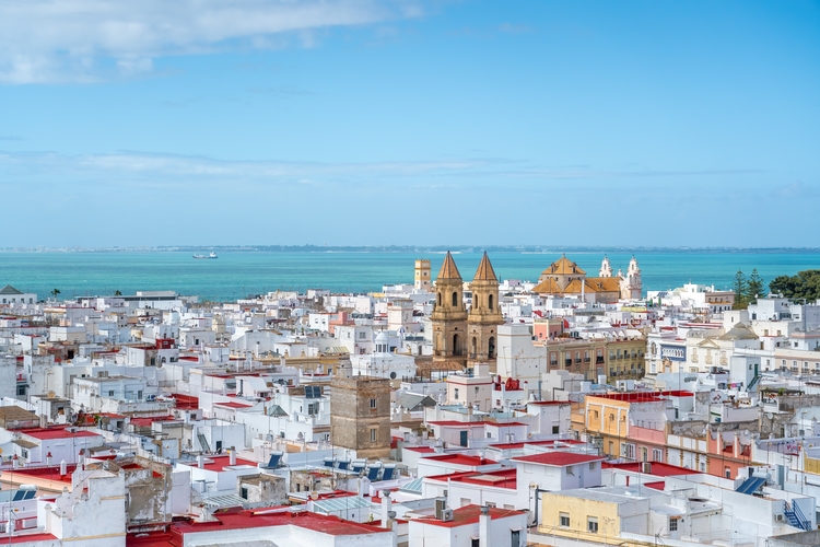 Cadiz aerial view