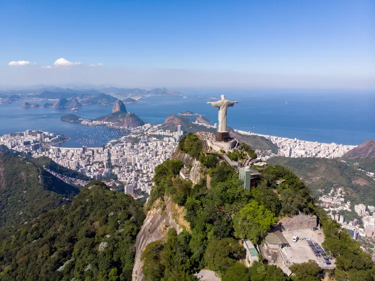 Aerial photo at Rio de Janeiro