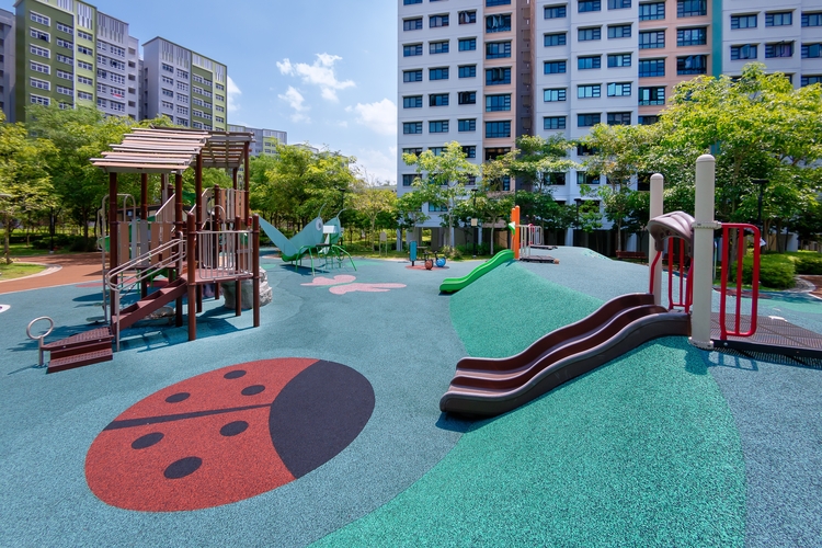 A Playground in Yishun HDB Estate, Singapore