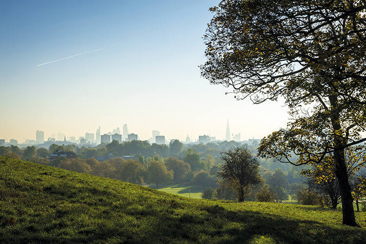 Primrose Hill in North London