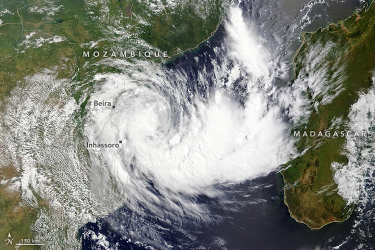 Storm Filipo satellite image