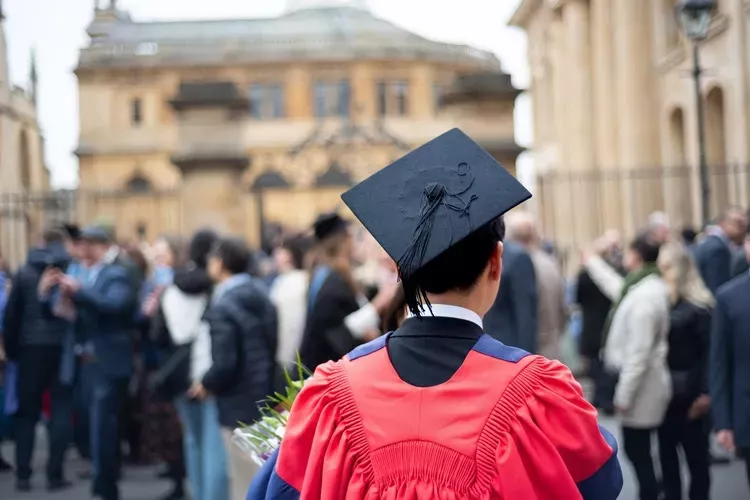 University students graduating