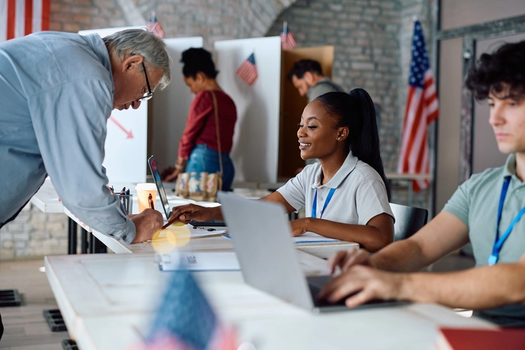 US citizen voting.