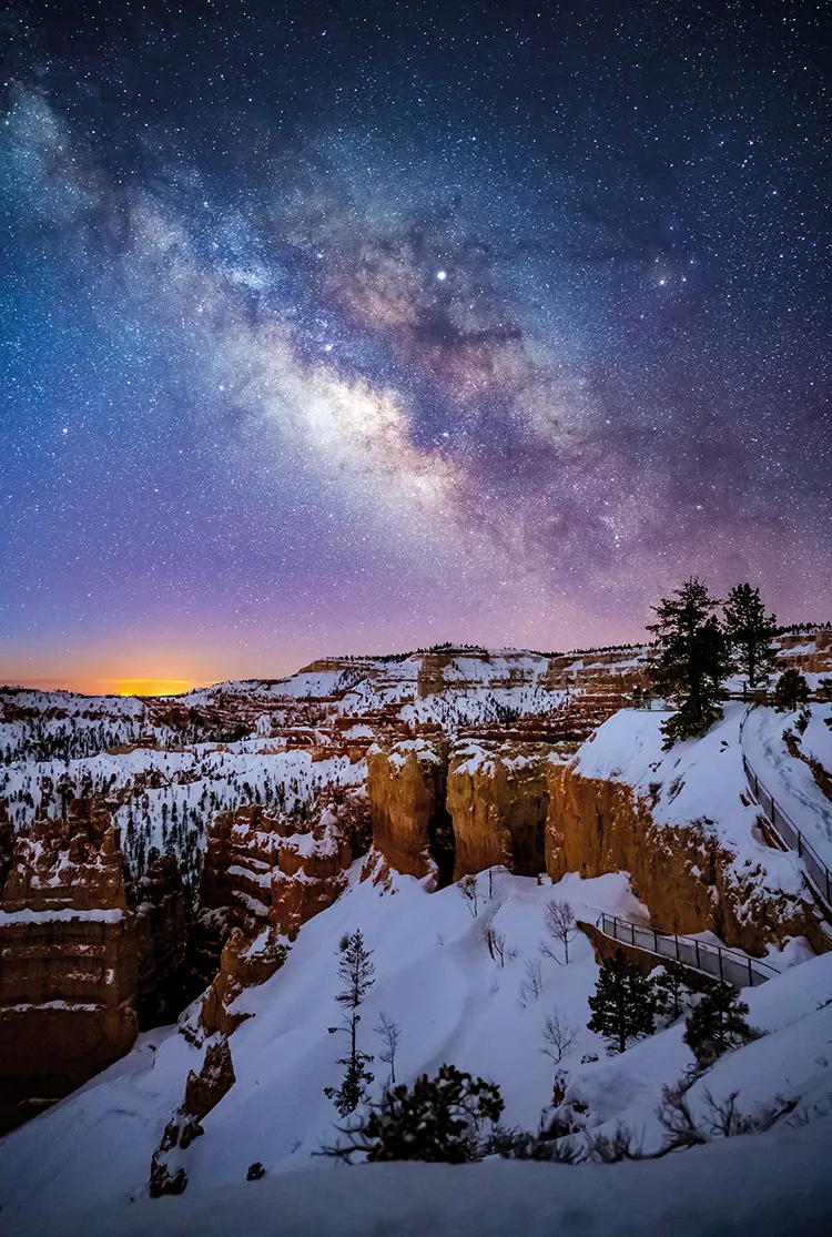 The Milky Way above Bryce Canyon National Park