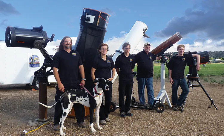 Dark Ranger Telescope tour team