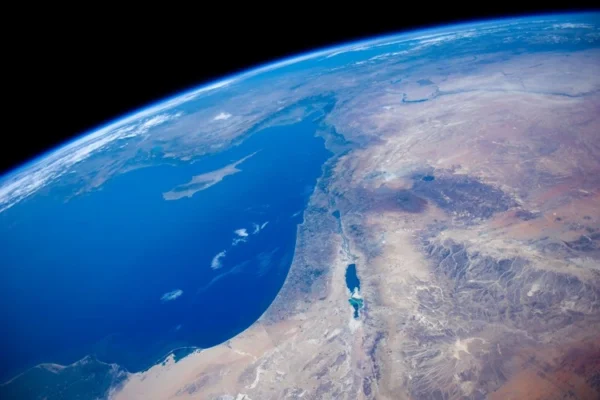 View of Earth from space