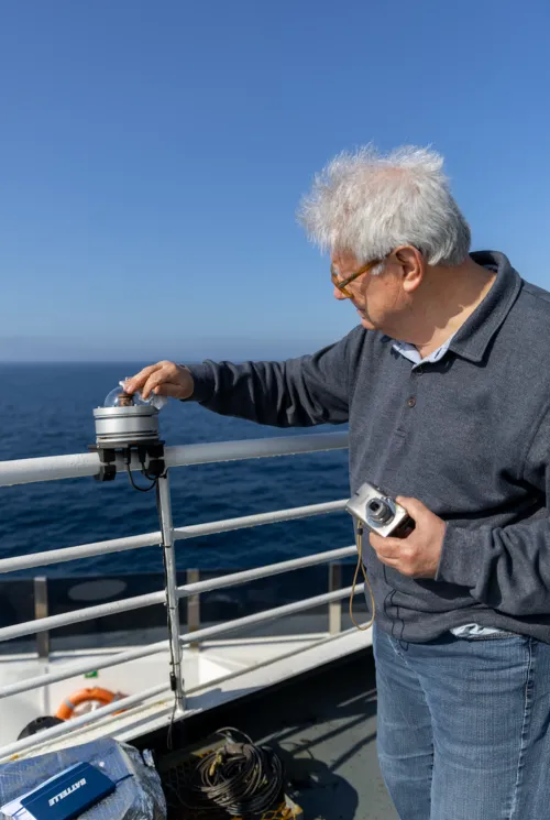 Vito Vale onboard Le Commandant Charcot