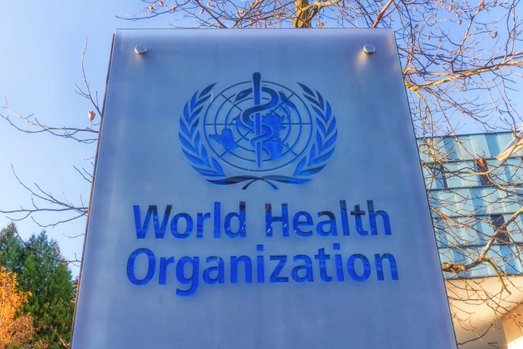 World Health Organisation sign