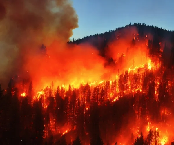 Global wildfires in 2024 destroyed an area larger than India