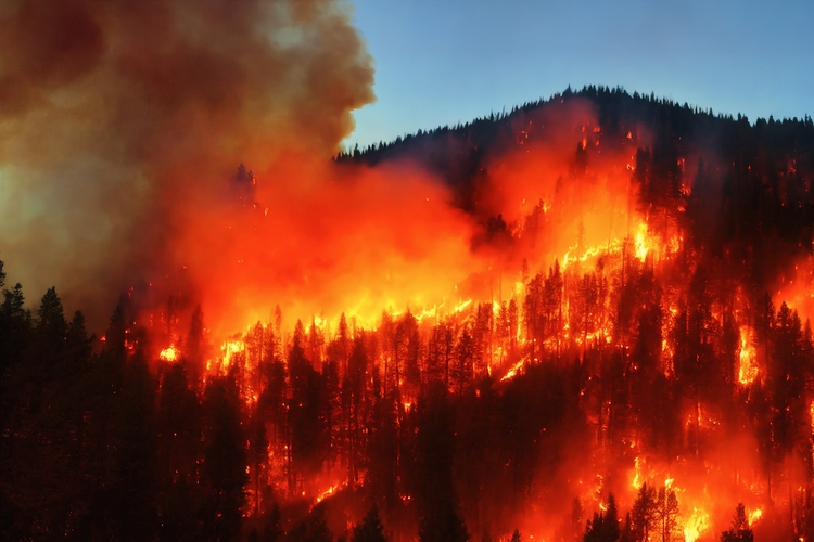 Global wildfires in 2024 destroyed an area larger than India
